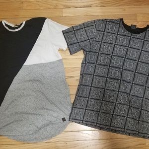 Black and white t shirts